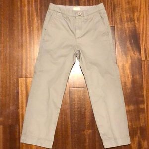 J crew boys light gray khaki/chino